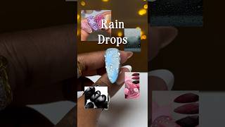 DIY raindrop star nails 🌧️⭐️🌬️ #nails #nailart #nailtutorial #nailtech #cateyenails #diy