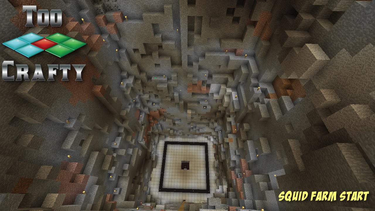 How to build a squid farm in Minecraft (Part 1) - TooCrafty SMP E49