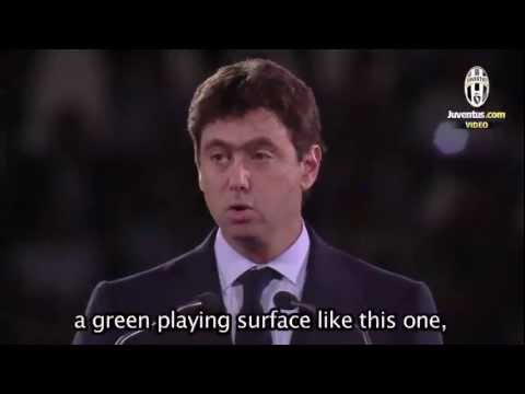The words of President Andrea Agnelli from the Juventus Stadium opening ceremony