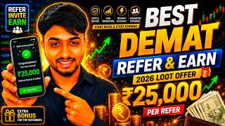 💸Best Demat Account Refer And Earn | Refer And Earn Demat Account | New Demat Account Refer & Earn