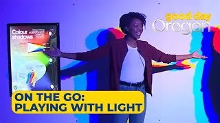 'Playing with light' exhibit at OMSI