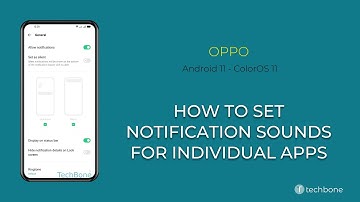 How to Set Notification sounds for individual Apps - Oppo [Android 11 - ColorOS 11]