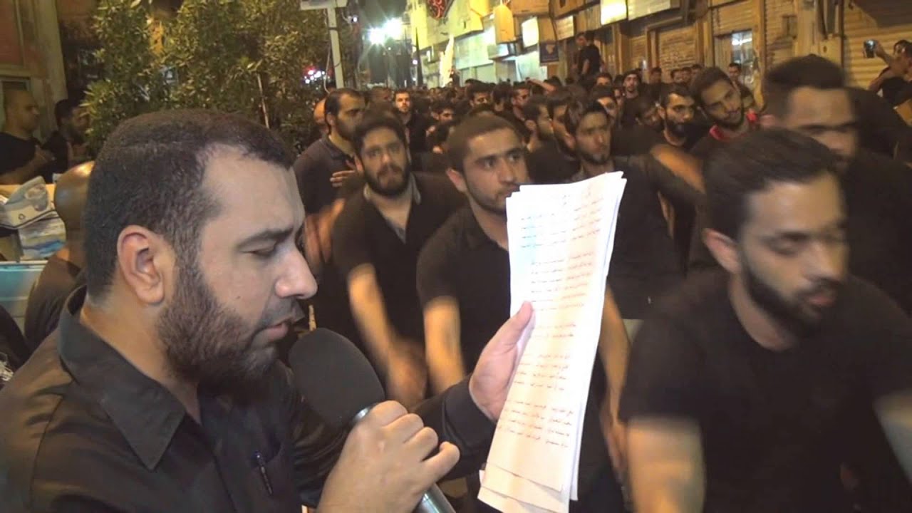 الرادود علي حمادي– ليلة التاسع من محرم ١٤٣٧ هـ – موكب الحاج عباس