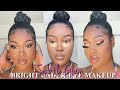 DETAILED SUBTLE GLAM MAKEUP FOR WOC | BRIGHT UNDER EYE 2022 | That Girl