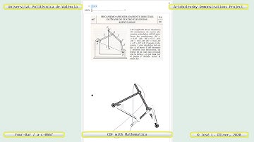 667 – EVANS FOUR-BAR APPROXIMATE STRAIGHT-LINE MECHANISM – CDF - Mathematica