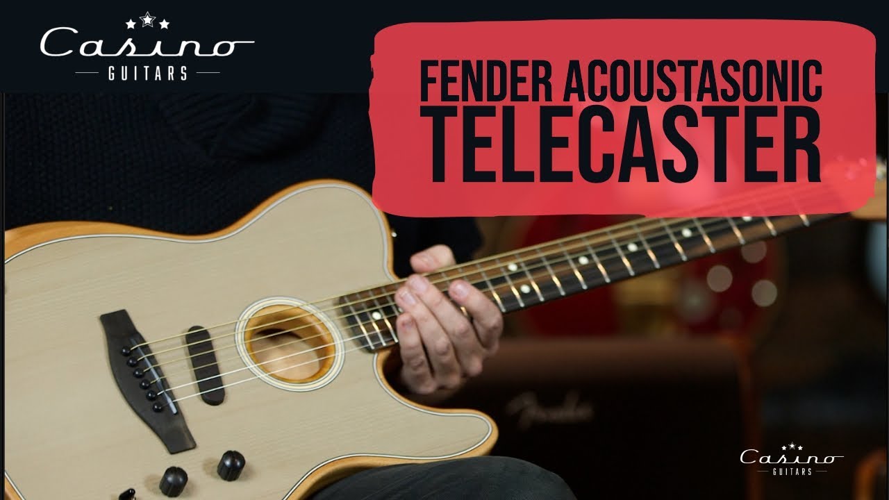 The Best Fender Acoustasonic Telecaster Demo! YouTube