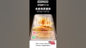 origin os 6 first look lockscreen 😍 #originos #originos6 #vivo #tech #smartphone #shorts