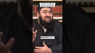 Imam Al Nawi's insane study routine: 12 subjects, 12 hours a day! 🤯📚 #IslamicScholar