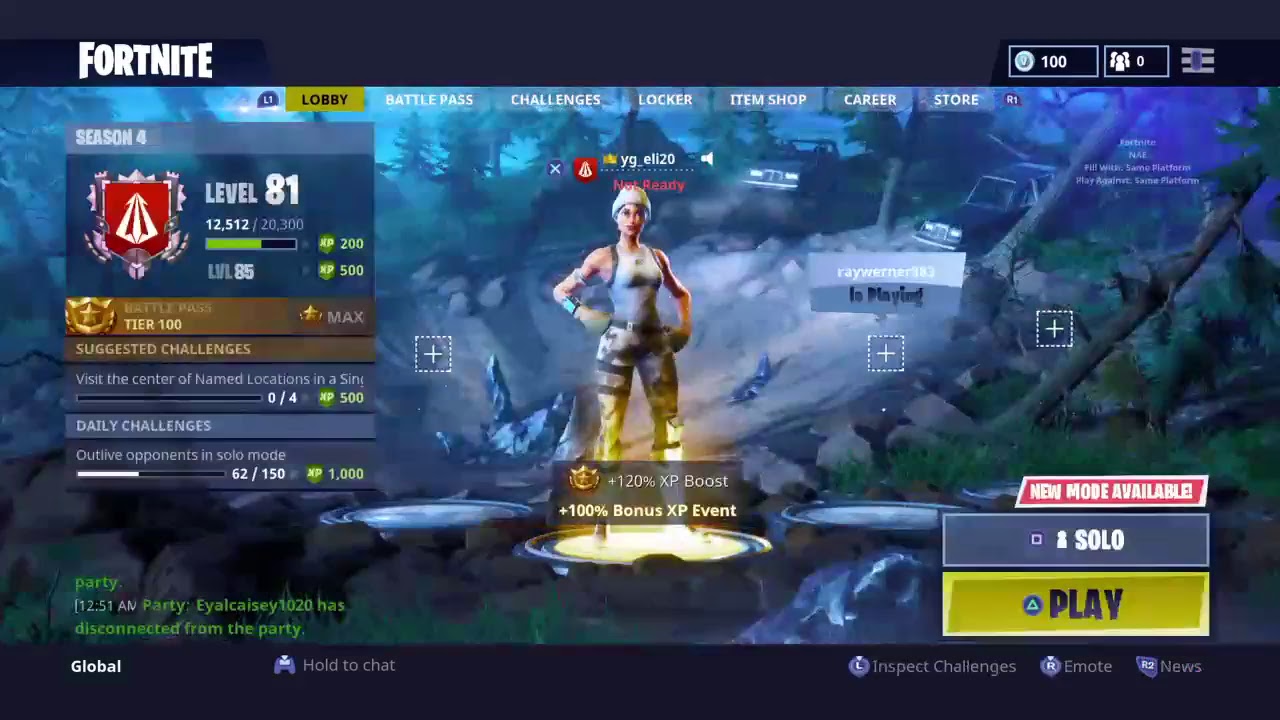 Tfue on console 200+ wins, 5000+ kills
