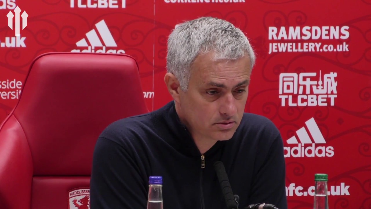 Jose Mourinho: Rather WIN Europa! Middlesbrough 1-3 Man United FULL PRESS CONFERENCE manchester united transfer news