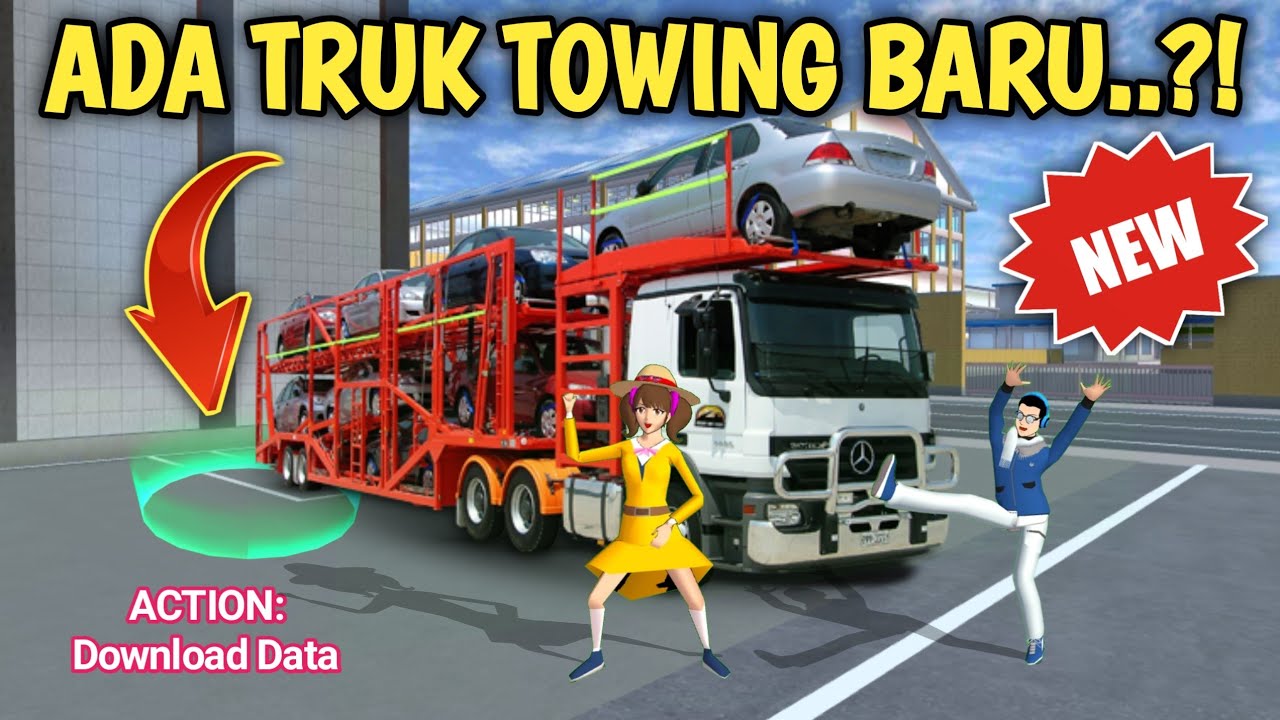 Mobil Baru‼️ Ada Truk Towing Di Sakura School Simulator