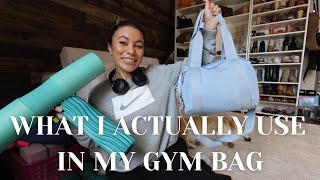 What I actually use in my gym bag | What's in my gym bag