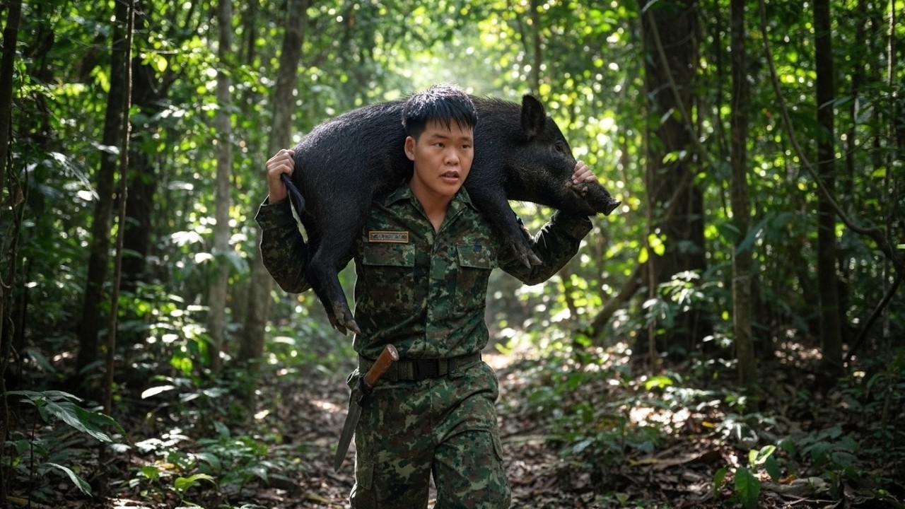 200 Days of Survival Alone in the Wild | Facing Dangerous Animals, Traps, Wild Birds & Stream Fish