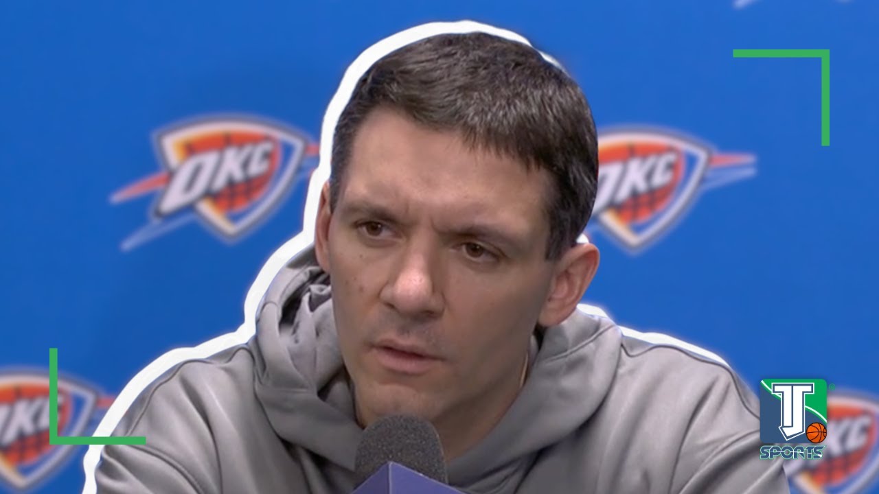 Mark Daigneault SHARES his opinion on ROOKIE Ajay Mitchell after the ...