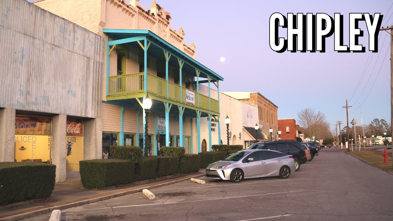 Chipley Florida Driving Through