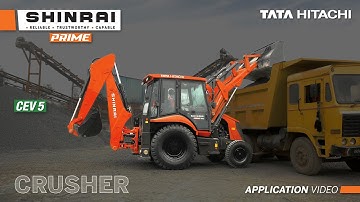 Tata Hitachi Shinrai Prime CEV5 - Crusher Application