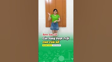 Rèm cửa chống nắng - Rèm gỗ cho cửa sổ #shorts #shortvideo