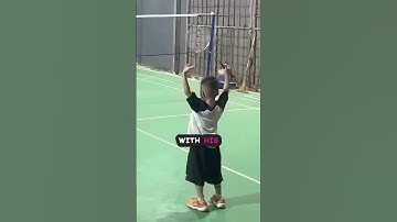 This 5 year old KID is badminton GENIUS 😱 | Future LEE CHONG WEI #shorts #badminton #leechongwei