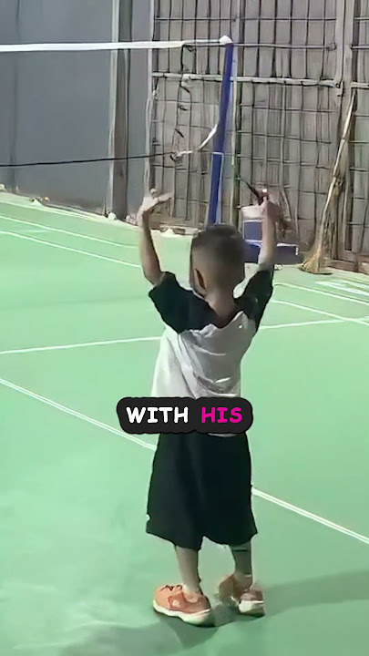This 5 year old KID is badminton GENIUS 😱 | Future LEE CHONG WEI #shorts #badminton #leechongwei