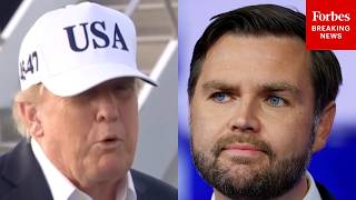 Reporter Asks Trump: Are You Ready To 'Throw Your Weight Behind JD Vance' For The 2028 Election?