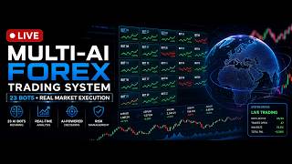 LIVE: Multi-AI Forex Trading System (23 Bots + Real Market Execution)