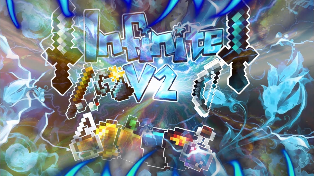 MCPE best pvp Texture Pack FPS boost [Infinite V2 16x] - YouTube