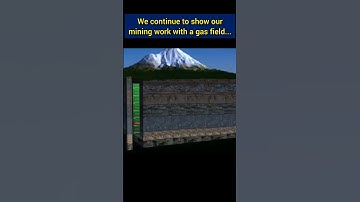 Gas mining and drilling visualization👷👷‍♀️ #shorts