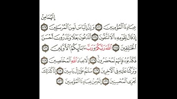 سورة الصافات 17 القسم السابع عشر تكرار كيفي من .. إنهما من عبادنا المؤمنين .. إلى ..  المؤمنين
