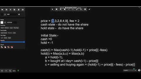 714  Best Time to Buy and Sell Stock with Transaction Fee | Amazon, Google | Dynamic Programming