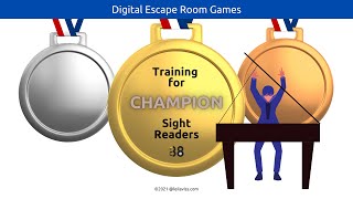 A Digital Escape Room game that helps develop sight reading skills! screenshot 1
