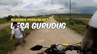 SUASANA DESA GURUDUG PURWAKARTA MOTOVLOG MIO M3