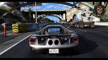 ► GTA 6 Graphics - Ford GT 2017! ✪ M.V.G.A. - Gameplay! Realistic Graphics MOD 60FPS