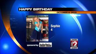 Birthday Greetings: October 4, 2015