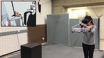 HoverHaptics, an Autonomous Safe-to-Touch Drone for Haptics in Virtual Reality!