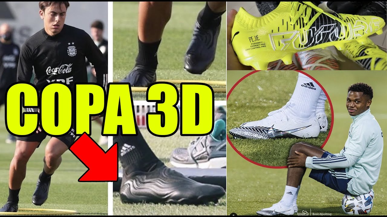 emitir Representar Anestésico BRUTAL Adidas Copa Sense + hechas en 3D (Dybala), Ansu Fati MDS 3 y Puma  Future Z - Tech Football - YouTube
