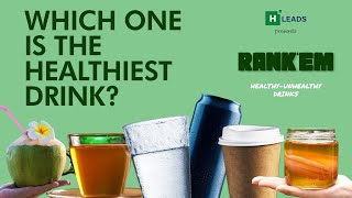 Ranking Drinks From Healthy to Unhealthy | Rank'em | #healthydrink #health