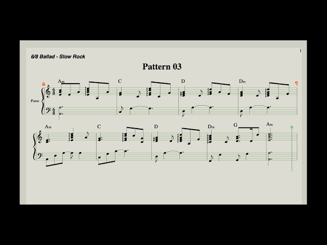 PianoStyles | Slow Rock - 6/8 Ballad class=
