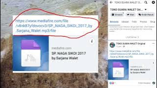 Rahasia Download Link Suara Walet Berbentu Gambar !! Begini Caranya !!?
