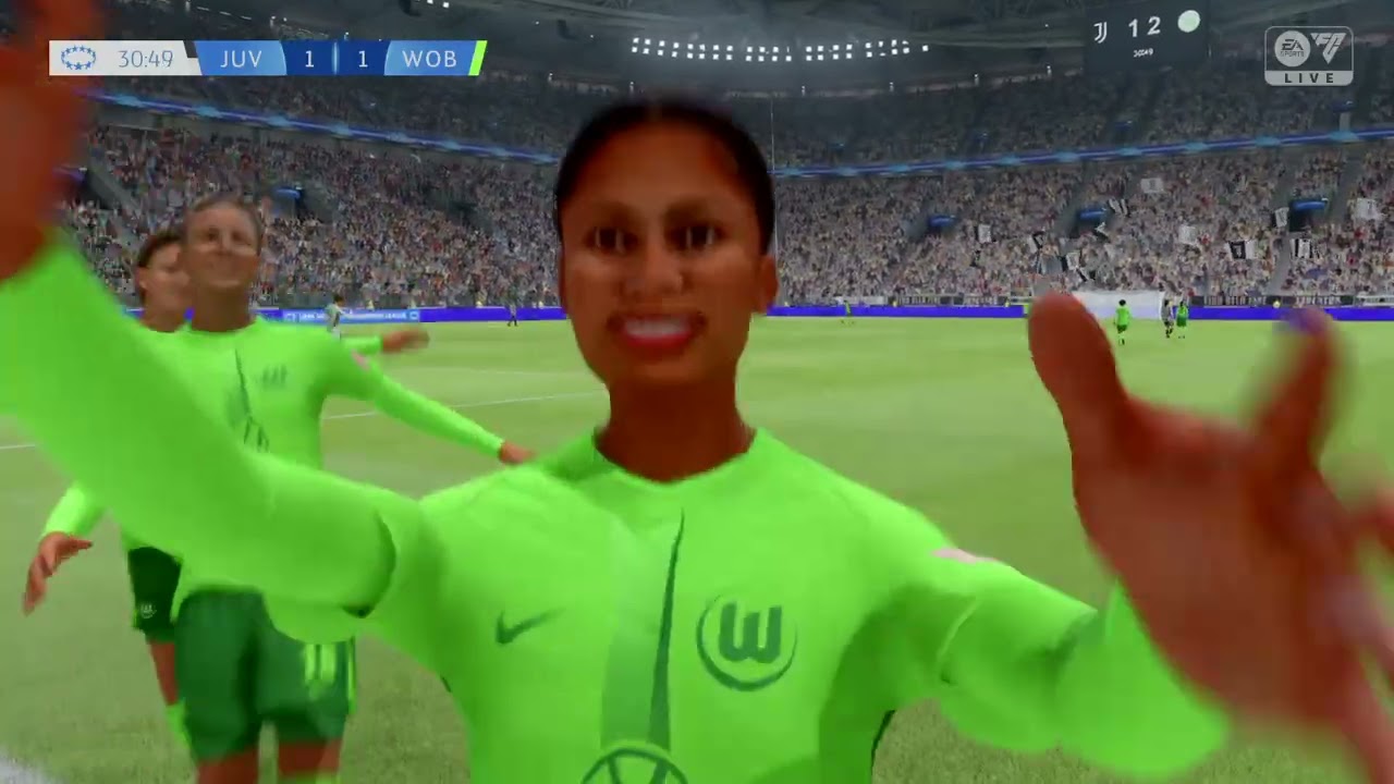 Juventus Women vs VfL Wolfsburg Women | UWCL Goals 💥🔥 | 3–6 Victory | EA SPORTS FC 25 |PS4™ Gameplay