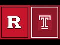 Halftime Highlights: Temple at Rutgers  | Sept. 4, 2021 | Big Ten Football