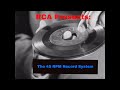 NEW RCA 45 RPM RECORD SYSTEM & RECORD PLAYER PROMOTIONAL FILM   VINYL RECORDS XD10544a