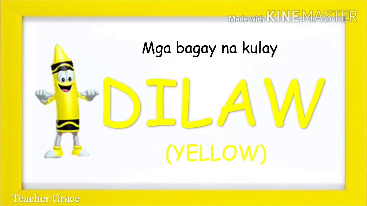 Bagay Na Kulay Dilaw Clip Art