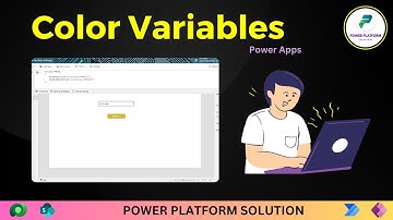 How to create Color Variables in Power Apps 🚀 #powerapps #variables #microsoft #design