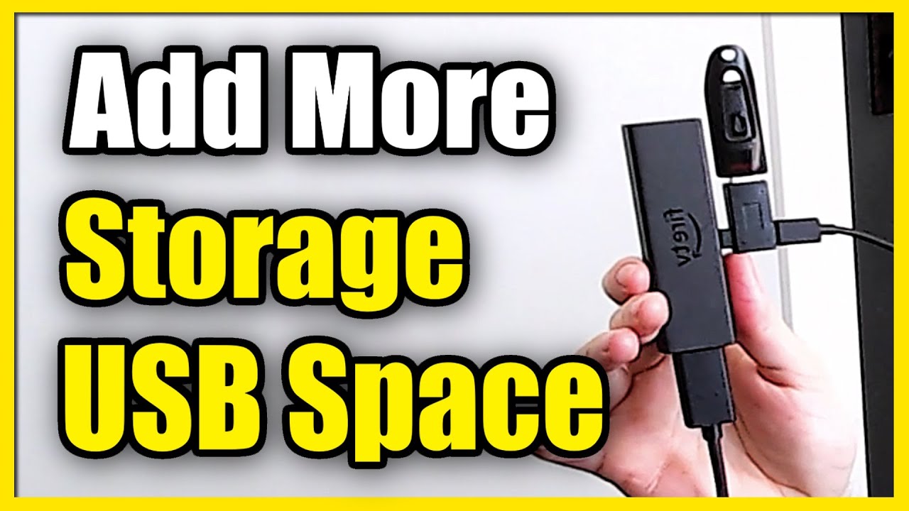 How to Add External USB Storage to Firestick 4k Max for more SPACE (Easy Method)