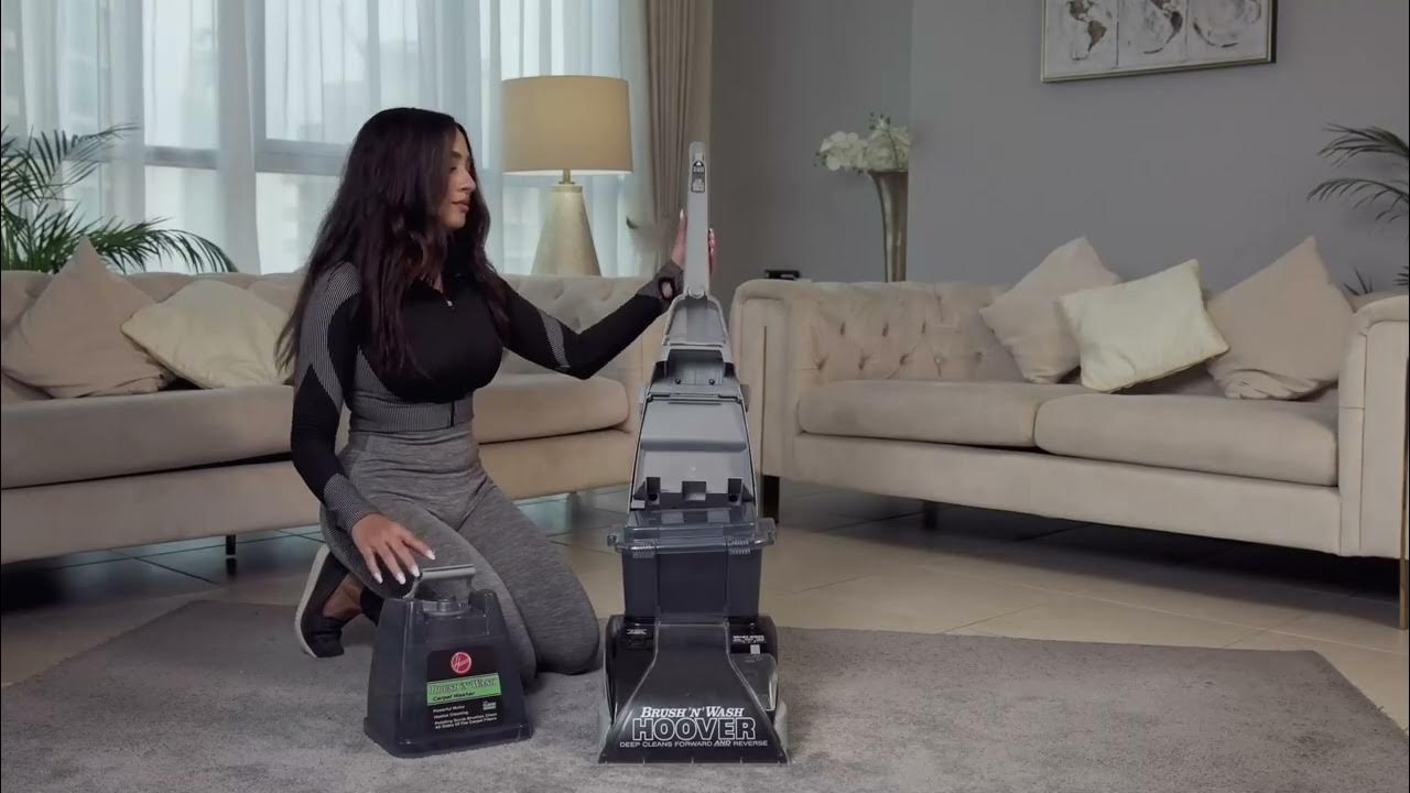 Brush and Wash Carpet Washer How to Use Guide YouTube