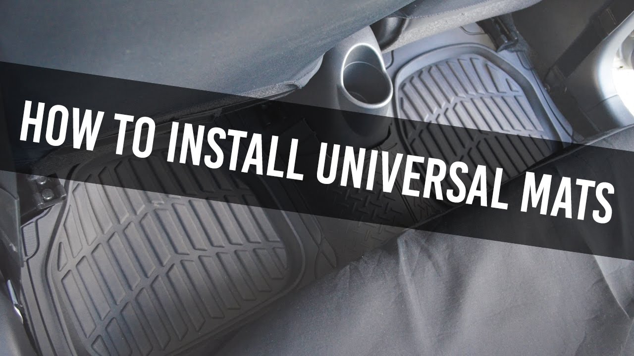 How to Install Universal Car Floor mats - Trimmable MotorTrend