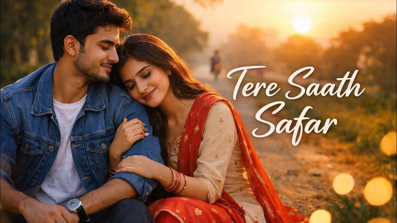 Tere Saath Safar | Romantic Love Song | Beautiful Couple Journey | Heart Touching Melody
