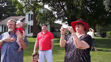 Military sons surprise parents by coming home and marching in hometown 4th of July parade