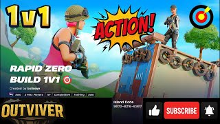 Fortnite Zero Build Gameplay, 1v1 Practise Map (Chapter 6, Season 3)
