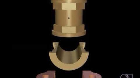 Plummer block Assembly Drawing #Animation #Assembly drawing